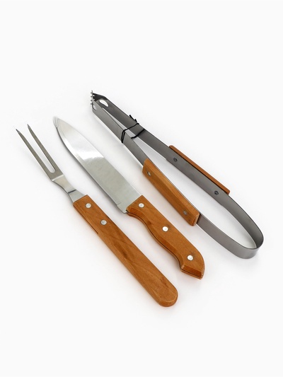 Подарочный набор для барбекю «Мастер гриля», 3 предмета