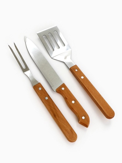 Подарочный набор для барбекю «Мастер гриля», 3 предмета