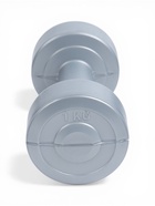Гантели виниловые, 2 шт., 1 кг, серебристый металлик 11004521