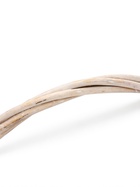 Корзина плетёная для хранения Mera, лоза, с ручкой, белая, набор 3 шт. - фото 809649337