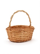 Набор корзин плетеных (ива): 29x22xh11xHH26  B23x18, 22x17xH9xHH21  B18x13, 2 шт., медовый 1101 - фото 809649381