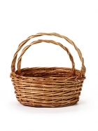 Корзина плетёная для хранения Natu, с ручкой, лоза, цвет медовый, набор 2 шт. - Фото 9