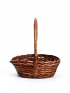 Корзина плетеная (ива), 40*30 H12 HH37 b30*23, 32*26 H10 HH32 b26*20, 2 шт., коричневый 1101666 - фото 809649400