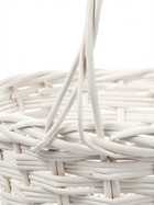 Набор корзин плетеных (ива): D40xH175/40см, D34xH15/35см, 2 шт, белый - фото 809649411