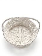 Набор корзин плетеных (ива): D40xH175/40см, D34xH15/35см, 2 шт, белый - фото 809649413