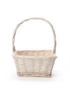 Набор корзин плетеных (ива), 30*30*14*38 см, 25*25*12*33 см, 20*20*10*28 см, 3 шт., белый 1101 - Фото 2