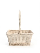 Набор корзин плетеных (ива), 30*30*14*38 см, 25*25*12*33 см, 20*20*10*28 см, 3 шт., белый 1101 - Фото 4