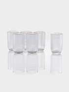 УЦЕНКА Набор стаканов 6 шт, 400 мл, золотой обод, р-р 1й 8х8х13 см - Фото 2