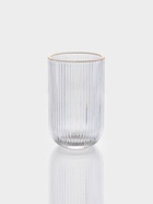 УЦЕНКА Набор стаканов 6 шт, 400 мл, золотой обод, р-р 1й 8х8х13 см - Фото 3