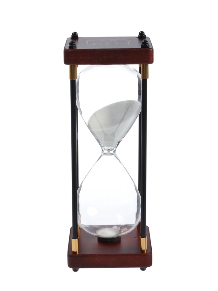 УЦЕНКА Песочные часы «Бесконечность», на 30 минут, 25×9.5 см, песок белый - Фото 1