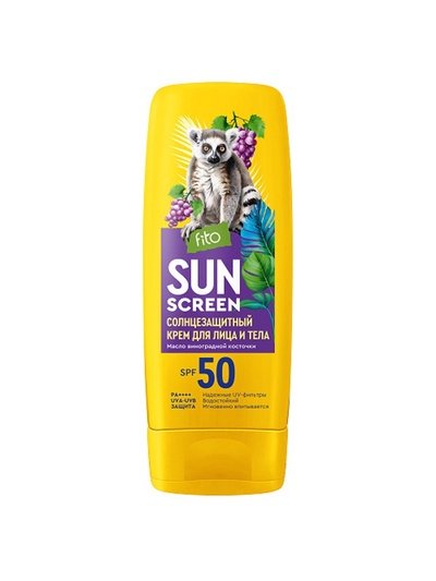 Крем для лица и тела солнцезащитный SUN SCREEN 50 SPF, 140 мл