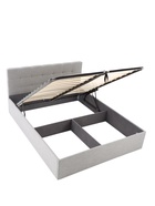 Кровать двуспальная «Гертруда», с подъёмным механизмом, 1600×2000 мм, рогожка, цвет серый - Фото 10