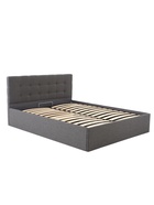 Кровать двуспальная «Гертруда», с подъёмным механизмом, 1600×2000 мм, рогожка, цвет графит - Фото 2