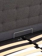 Кровать двуспальная «Гертруда», с подъёмным механизмом, 1600×2000 мм, рогожка, цвет графит - Фото 8