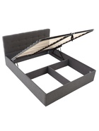 Кровать двуспальная «Гертруда», с подъёмным механизмом, 1600×2000 мм, рогожка, цвет графит - Фото 10