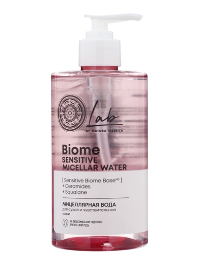 Мицеллярная вода NS Lab Biome Sensitive, для сухой и чувствительной кожи, 450 мл