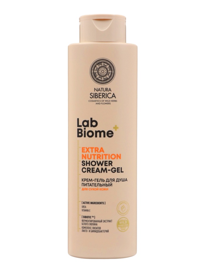 Крем-гель для душа питательный NS Lab Biome EXTRA NUTRITION для сухой кожи, 500 мл - Фото 1