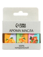 Набор эфирных масел цитрус и ваниль, апельсин, клубника «Богатство Аромата» 3 шт. по 5 мл - Фото 2