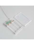 УЦЕНКА Гирлянда «Мишура» 1 м, роса, IP20, серебристая нить, 100 LED, 2 режима, от батареек АА×3, свечение мульти - Фото 7