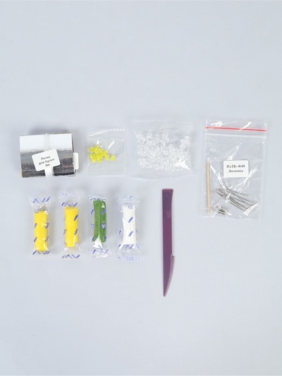 Набор из полимерной глины "Колье и браслет. Лимоны" Пз/Пг-048