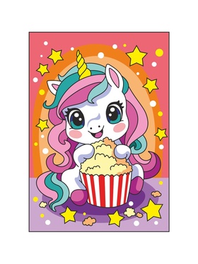 Картина по номерам «Единорожка», 20 х 30 см