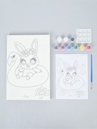 Картина по номерам «Зайчик на отдыхе», 20×30 см - Фото 2