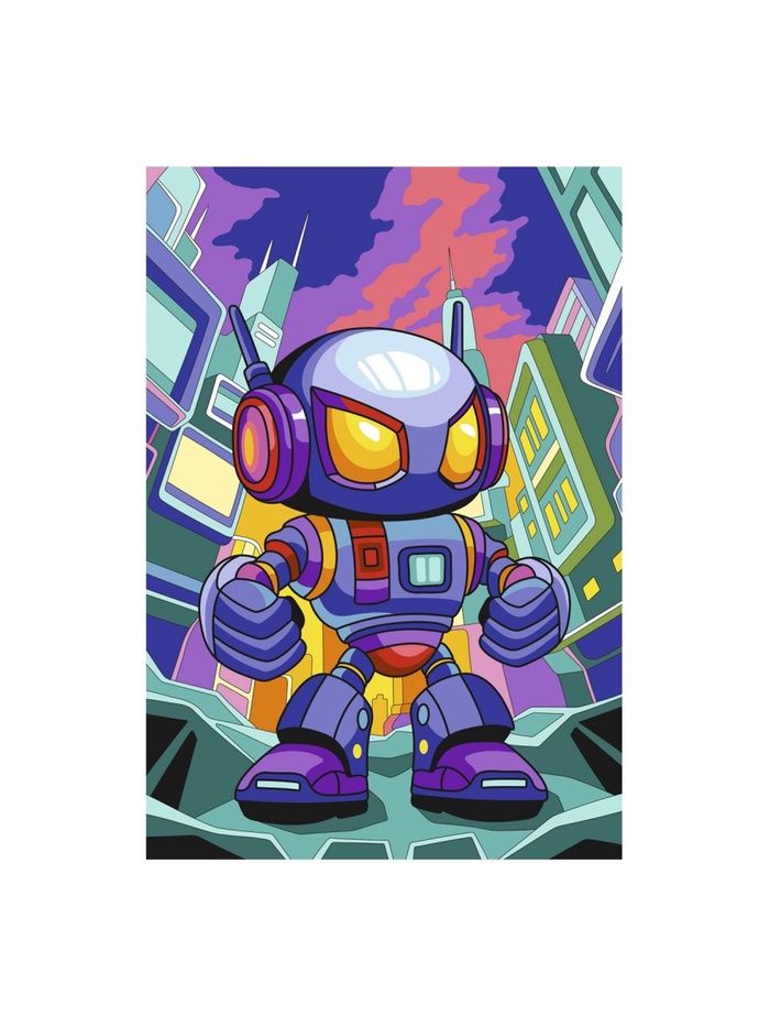 Картина по номерам на холсте 20*30 см 