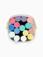 Мелки для асфальта, 15 штук, 7 цветов, цилиндр в ведёрке, ArtFox STUDY - фото 809650192