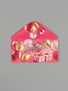 Конверт для денег «Поздравляем!», 16.5×8 см, розовый, золотой - Фото 5