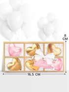 Конверт для денег «Подарок!», с сердечками, 16.5×8 см - Фото 2