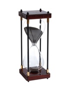 УЦЕНКА Песочные часы «Бесконечность», на 30 минут, 25×9.5 см, песок чёрный - Фото 1