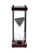 УЦЕНКА Песочные часы «Бесконечность», на 30 минут, 25×9.5 см, песок чёрный - Фото 2