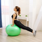 УЦЕНКА Фитбол ONLYTOP, d=85 см, 1400 г, антивзрыв, зелёный - Фото 8