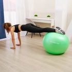 УЦЕНКА Фитбол ONLYTOP, d=85 см, 1400 г, антивзрыв, зелёный - Фото 9