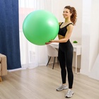 УЦЕНКА Фитбол ONLYTOP, d=85 см, 1400 г, антивзрыв, зелёный - Фото 10