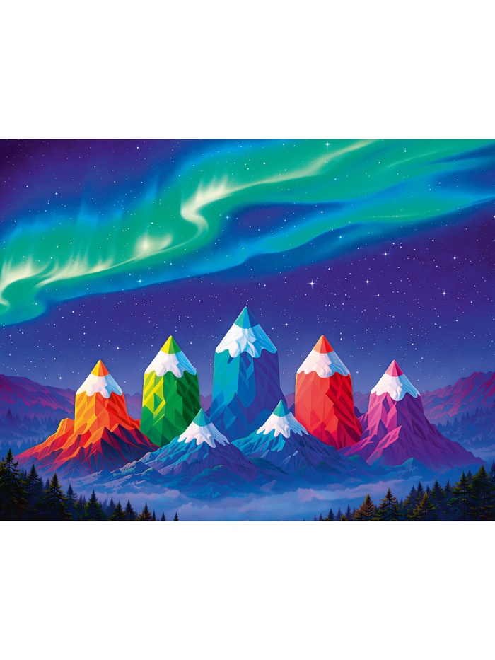 Папка с ручками Calligrata «Сияние», А4, 70 мм, 350×270, текстиль