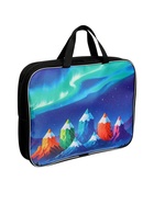 Папка с ручками Calligrata «Сияние», А4, 70 мм, 350×270, текстиль - Фото 3