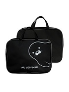 Папка с ручками Calligrata «Тюлень», А4, 70 мм, 350×270, текстиль - Фото 1