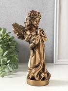 Фигурка гипс «Ангел», 19 см, бронза - фото 809650537