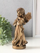 Фигурка гипс «Ангел», 19 см, бронза - фото 809650539