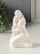 Фигура гипс «Нежность матери», 14 см, белый - фото 809650567