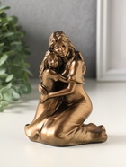 Фигура гипс «Нежность матери», 14 см, бронза - фото 809650568