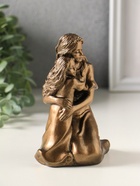 Фигура гипс «Нежность матери», 14 см, бронза - фото 809650569