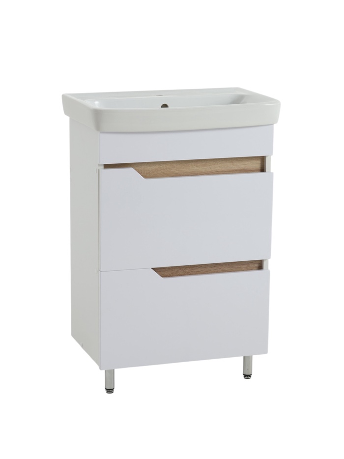 Комплект мебели для ванной комнаты «Анталия», тумба с раковиной, цвет белый - Фото 1