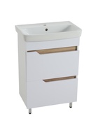 Комплект мебели для ванной комнаты «Анталия», тумба с раковиной, цвет белый - Фото 2