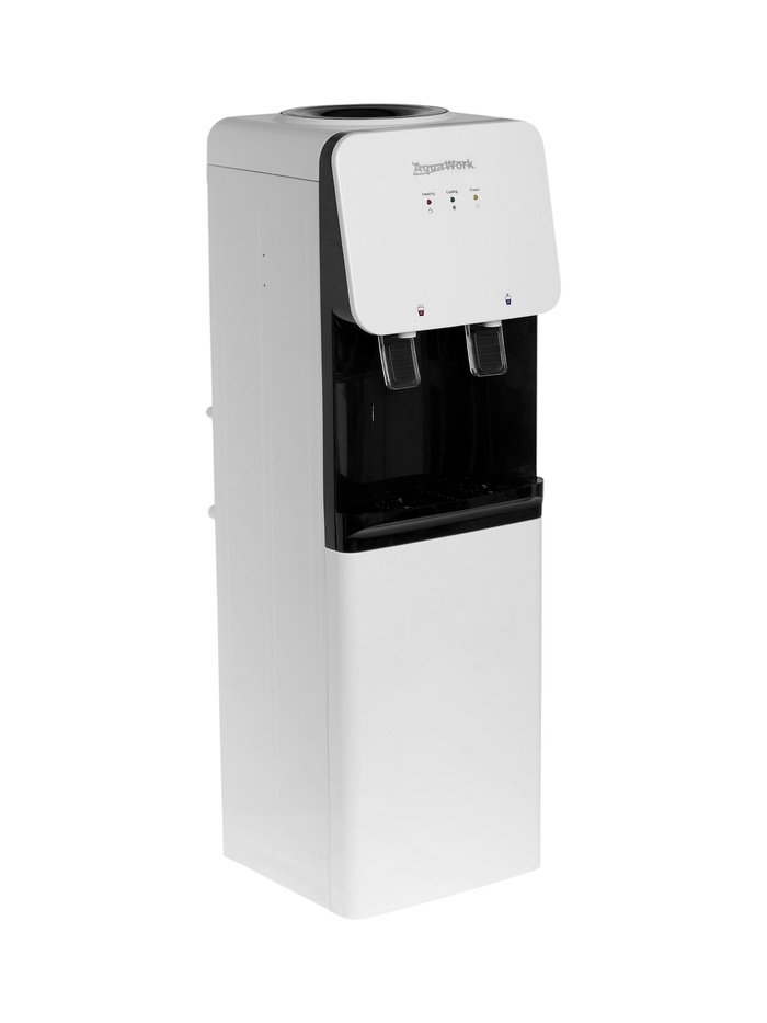 Кулер для воды Aqua Work 11LDR, нагрев до 96ºС, охлаждение до 12ºС, бело-чёрный - Фото 1