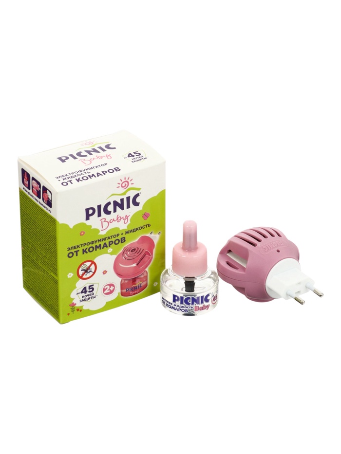 Комплект фумигатор+жидкость от комаров, Picnic baby
