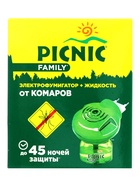 Комплект фумигатор+жидкость от комаров, Picnic Family - фото 809725143