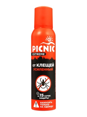 Аэрозоль акарицидно-репеллентный Picnic Extreme, 150 мл