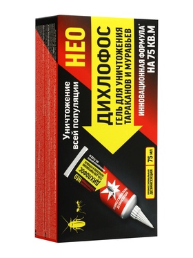 Гель от тараканов и муравьев «Дихлофос НЕО», 75 мл